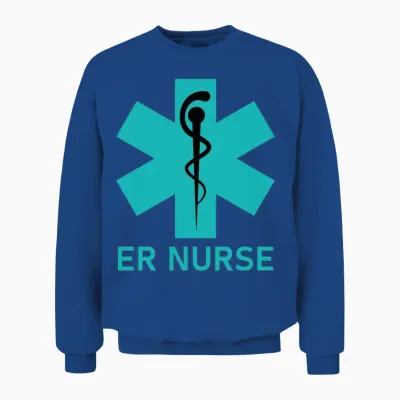 Er Nurse - Nursing Unisex Sweatshirt - Royal