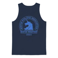 Boston Marathon 2023 — Running Unisex Tank Top - Navy – 1