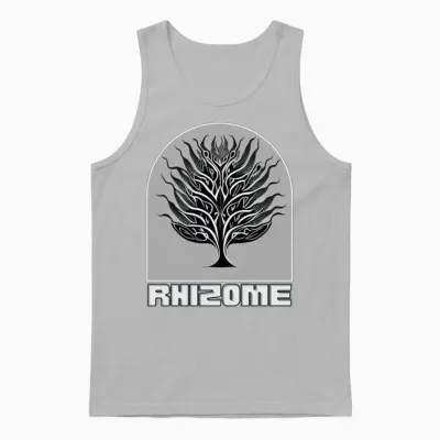 Botanical Bliss Unisex Tank Top - Ash