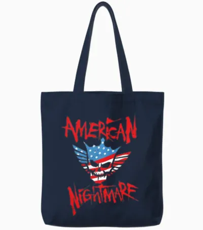 Cody Rhodes American Nightmare Logo Tote Bags - Navy