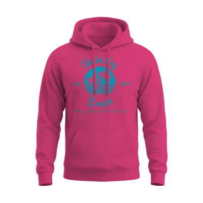 Siesta Key Beach, Florida Est 1907 Teal Unisex Hoodie - Heliconia