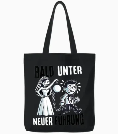 Jga Männer T-Shirt Bräutigam Kostüm Junggesellenabschied Tote Bags - Black