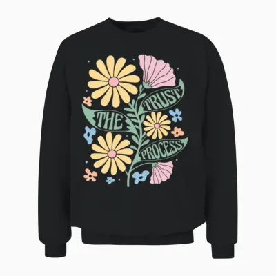 Trust the Process Unisex Sweatshirt - Black