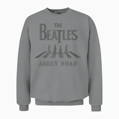 The Beatles - Abbey Road Silhouette Unisex Sweatshirt - Sport Grey