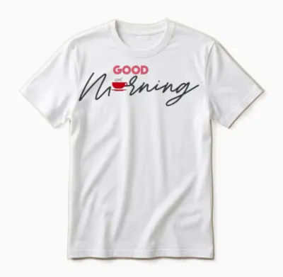 Good Morning Unisex T-Shirt - White