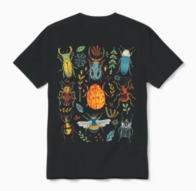 Insect Bug Collection Collector Entomologist Entomology Unisex T-Shirt - Black