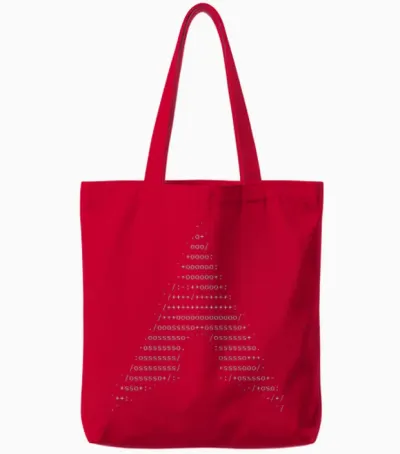 Arch Linux Tote Bags - Red