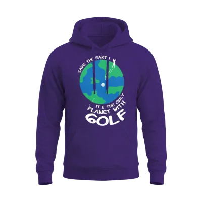 Golf Funny Golfer Unisex Hoodie - Purple