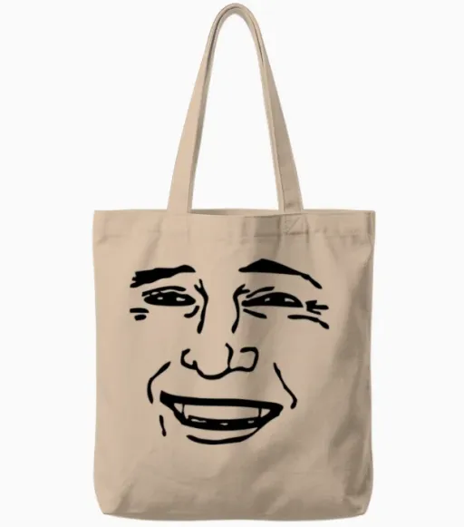 Funny Tote Bags - Natural