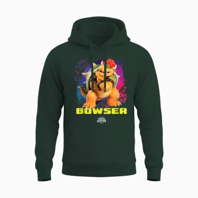The Super Mario Galaxy Movie Cool Bowser Unisex Hoodie - Forest