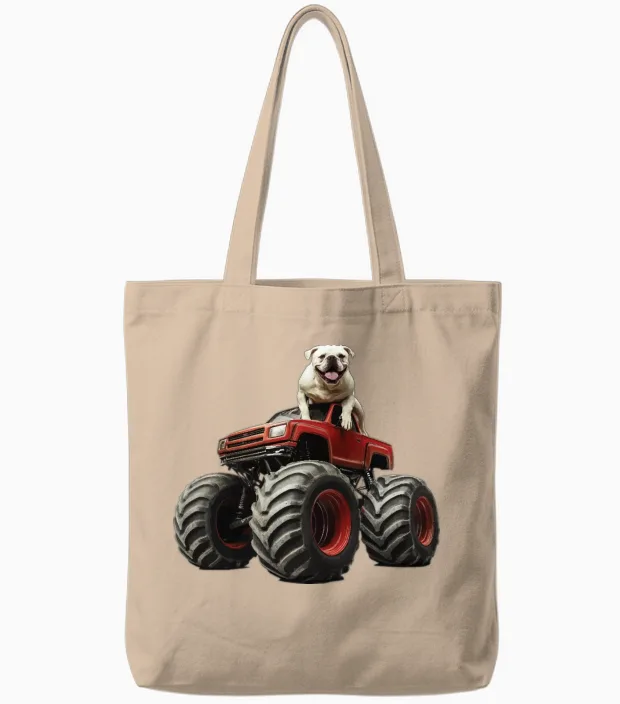 Dog - Lovers Tote Bags in Natural