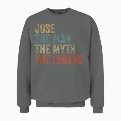 Jose the Man the Myth the Legend Unisex Sweatshirt - Graphite Heather