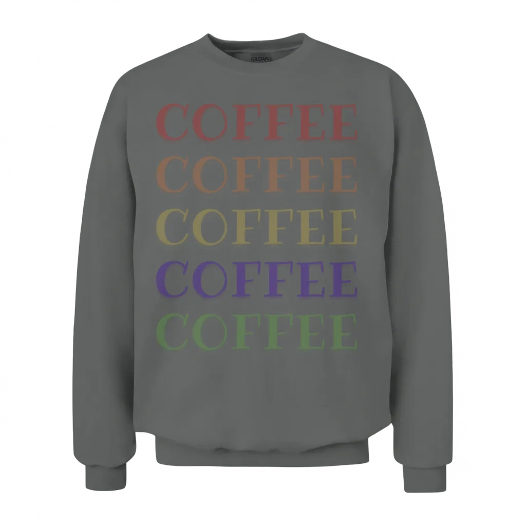 Retro Coffee Unisex Sweatshirt - Graphite Heather