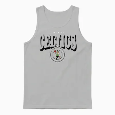 Nba – Boston Celtics Gewölbtes Wappen Unisex Tank Top - Ash