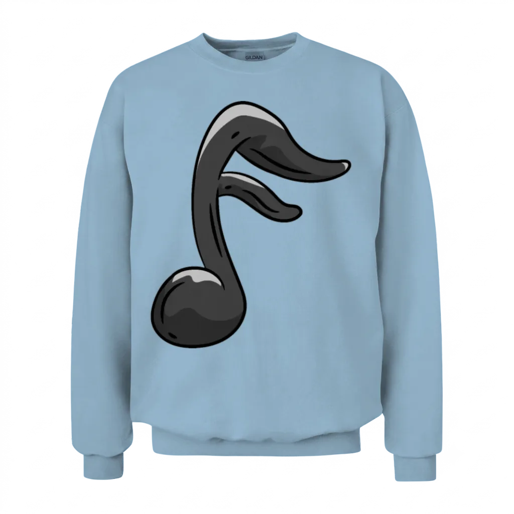Music Note β Lovers Unisex Sweatshirt - Light Blue