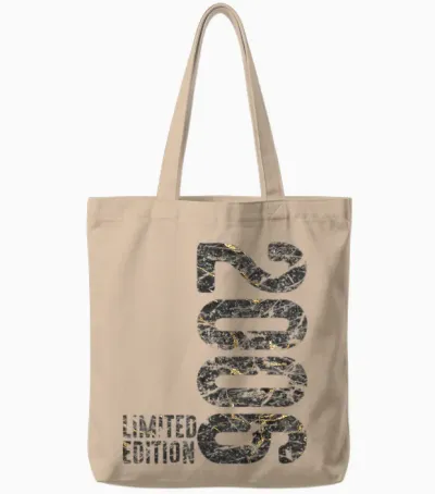 20. Geburtstag Mann Frau 20 Jahre 2006 Deko Geschenk Lustig Tote Bags - Natural