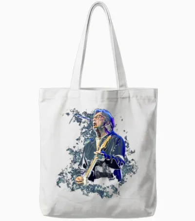 Eric Clapton Bei Paul Jones Charity Concert 2018 Tote Bags - White