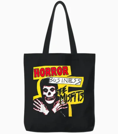Misfits Horror Business T-Shirt, Black Tote Bags - Black
