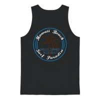 Fresh Hawaiian Style Tshirt Design Hawaii Beach Unisex Tank Top - Black – 1