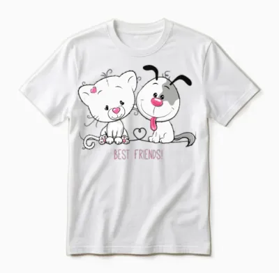 Best Friends Unisex T-Shirt - White