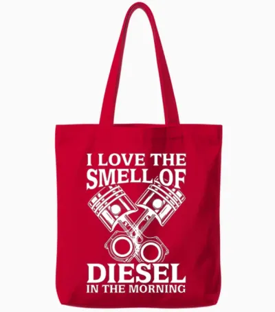 Diesel Tote Bags - Red