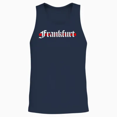 Frankfurt Geschenk Herren Damen Frankfurter Hooligan Ultras Unisex Tank Top - Navy