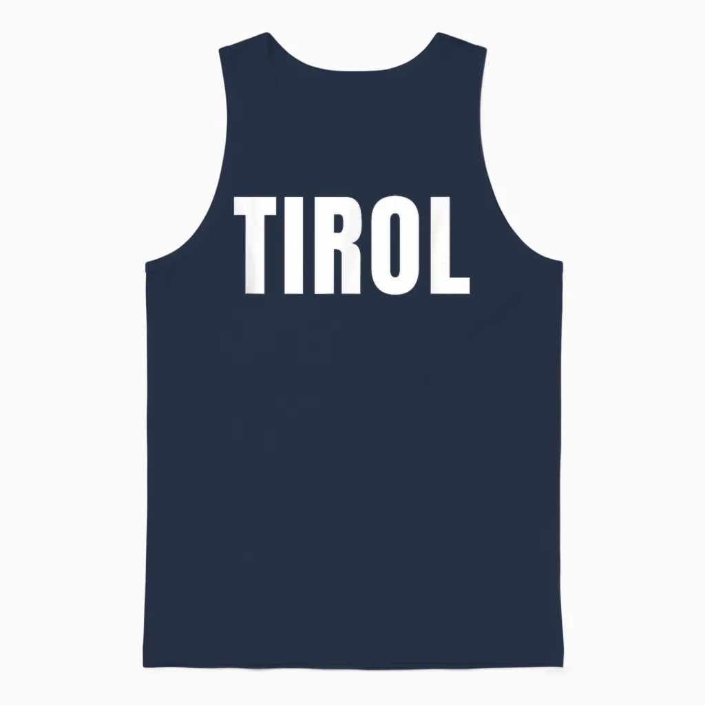 Tyrol Dj Apres Ski Outfit It's Time to Celebrate Tyrol Unisex Tank Top in Navy