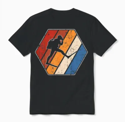 Dive Retro Unisex T-Shirt - Black