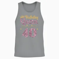 40. Königin Geburtstag 40 Years Forty Unisex Tank Top in Sport Grey - 2