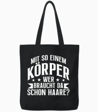 Funny Sarcasm T-Shirt with So a Body Tote Bags - Black