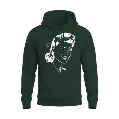 Retro Pop Art Unisex Hoodie - Forest