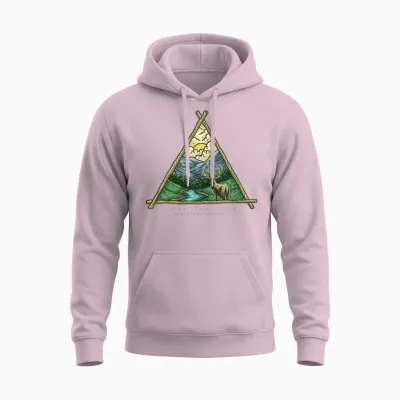 Your Outdoor Adventure Awaits! Unisex Hoodie - Light Pink