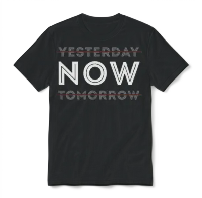 Focus on Now Unisex T-Shirt - Black