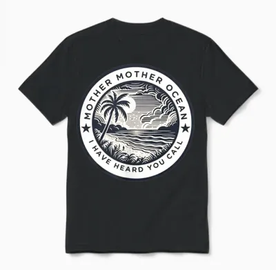 Mother Mother Ocean I Have Heard You Call (2 Side ) Unisex T-Shirt - Black