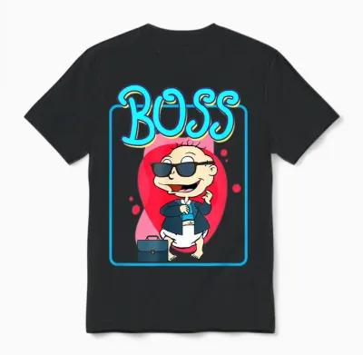 Boss - Tommy Pickles Unisex T-Shirt - Black