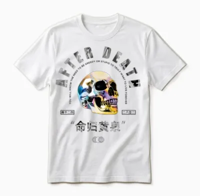After Death Modern Streetwear Unisex T-Shirt - White