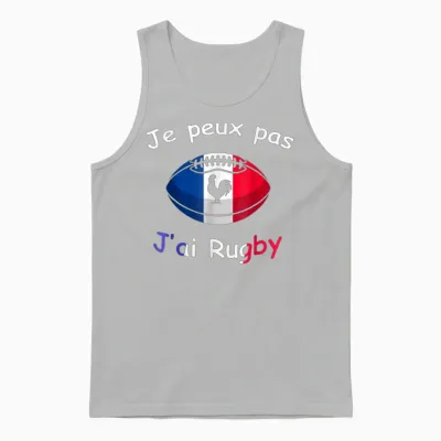 Rugby – I Can Not Have Rugby – Rugby Player Gift Unisex Tank Top - Ash