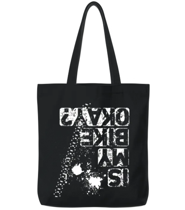Is My Bike Ok? Tote Bags - Black
