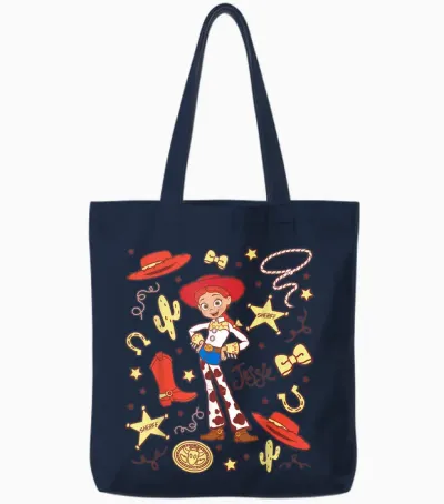 Disney and Pixar's Toy Story Jessie Cowgirl Western Spirit Tote Bags - Navy