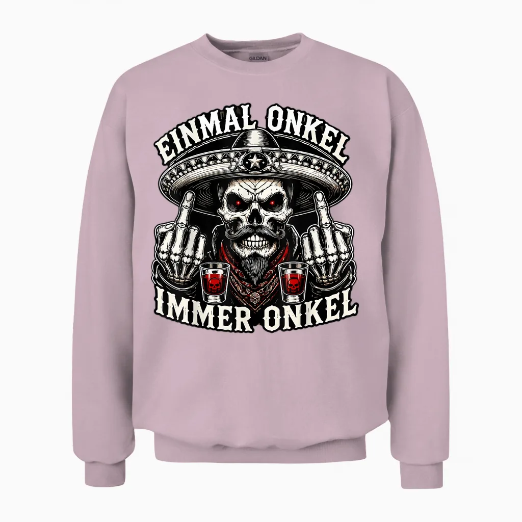 Einmal Onkel Immer Onkel - La Familia Mitten Unter Euch 2026 Unisex Sweatshirt in Light Pink