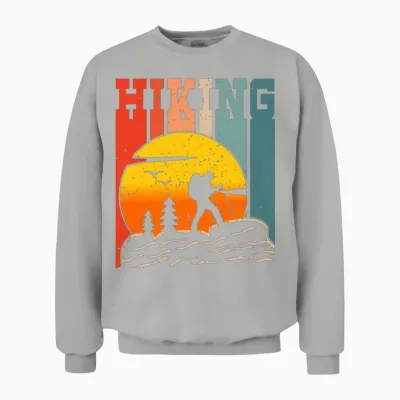 Hiking Unisex Sweatshirt - Ash