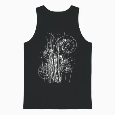 Physics String Theory Radiation Unisex Tank Top - Black