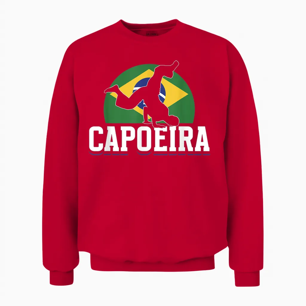 Capoeira Kampfsport Brasilianisch Hobby Training Capoeira Unisex Sweatshirt in Red