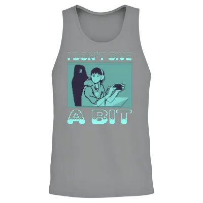 Retro Gaming Gamer Pixel Look Unisex Tank Top - Sport Grey