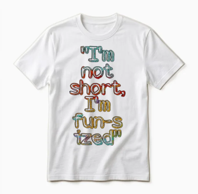 Funny Design Unisex T-Shirt in White