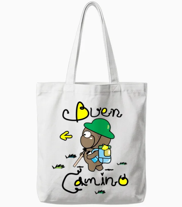 Coco Buen Camino Tote Bags in White
