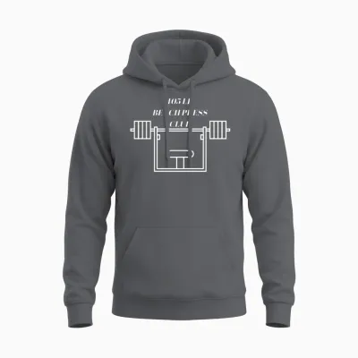 405 Lb Bench Press Club Unisex Hoodie - Charcoal