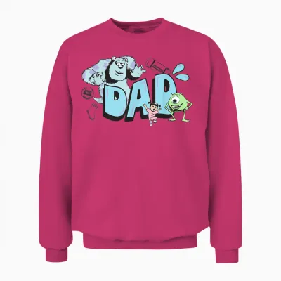 Disney & Pixar's Monsters, Inc. Dad Mike Sulley & Boo Unisex Sweatshirt - Heliconia
