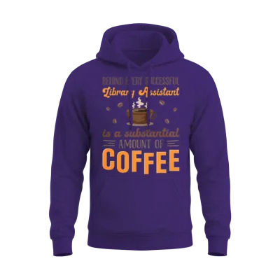Funny Library Assistant Unisex Hoodie - Purple