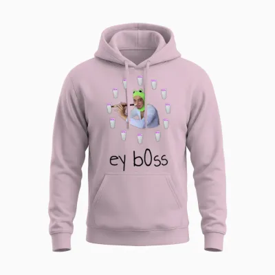 Filthy Frank Ey Boss Unisex Hoodie - Light Pink